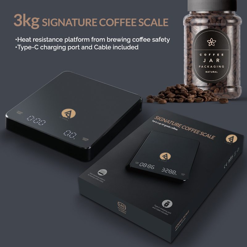 Digital Espresso & Coffee Scale for Barista –
