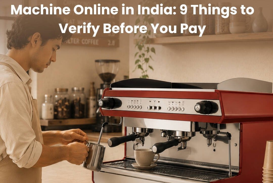 Buying a Commercial Coffee Machine Online in India: 9 Things to Verify Before You Pay