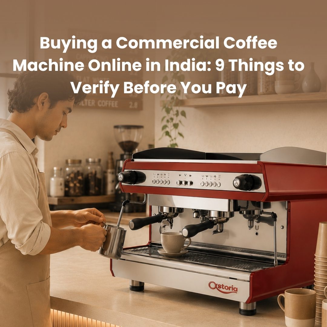 Buying a Commercial Coffee Machine Online in India: 9 Things to Verify Before You Pay